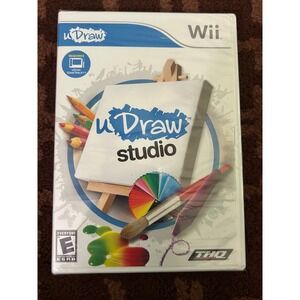 uDraw Studio Nintendo Wii Game New Sealed THQ 2010 RVL P SUWE